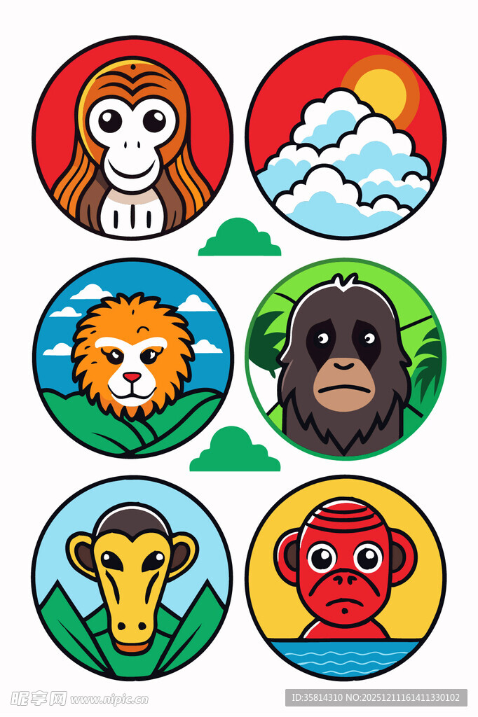 可爱动物头像集合