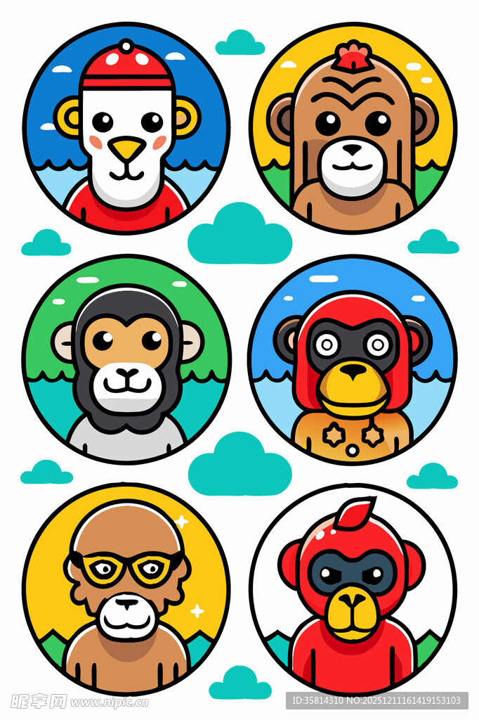 可爱动物头像集合