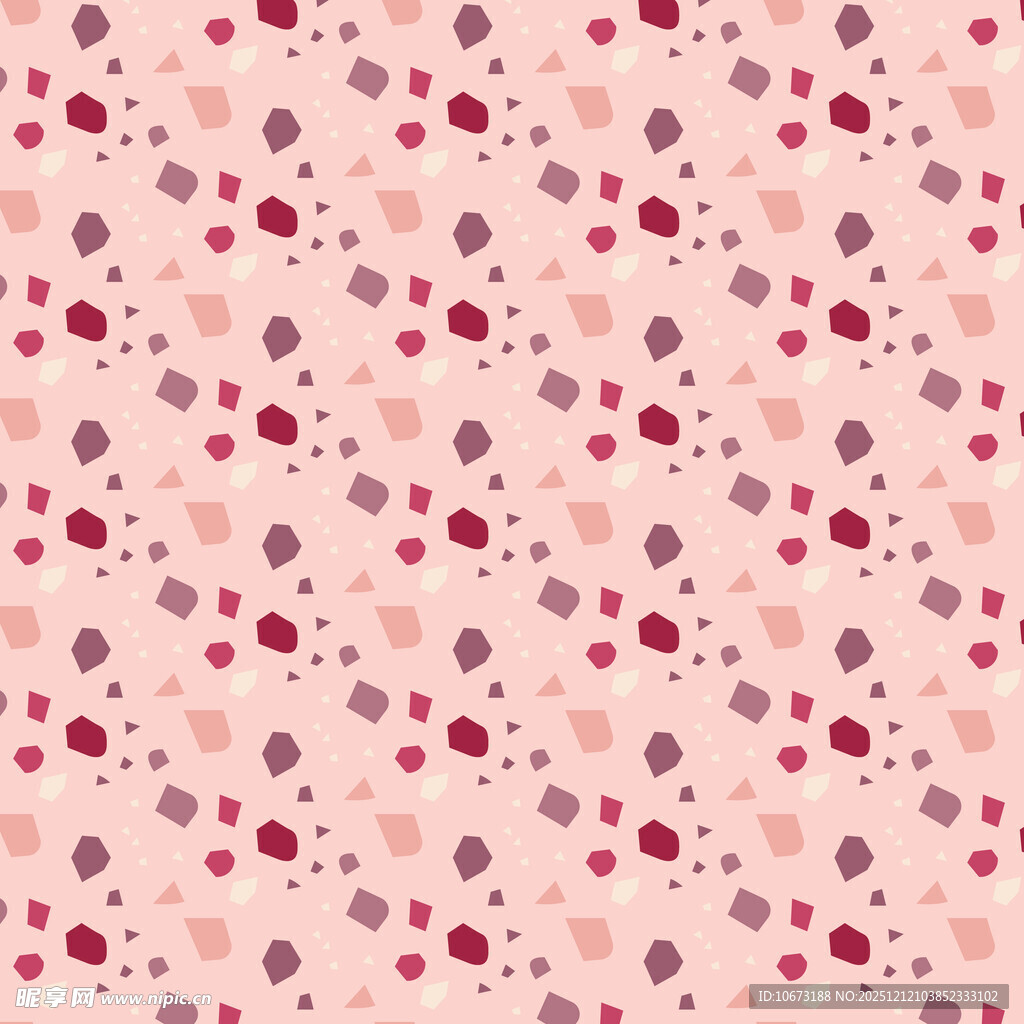 粉色波点图案背景