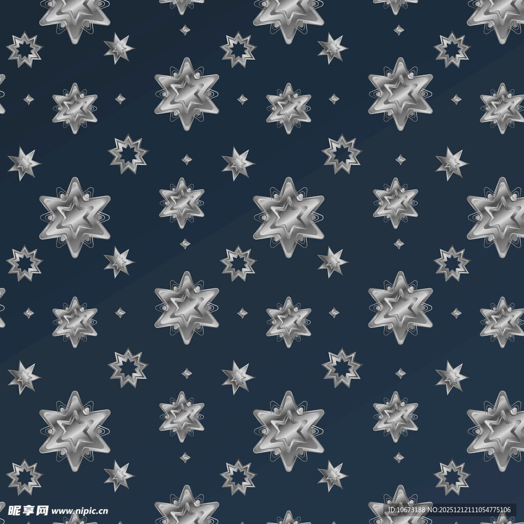 深蓝底星星图案纹理