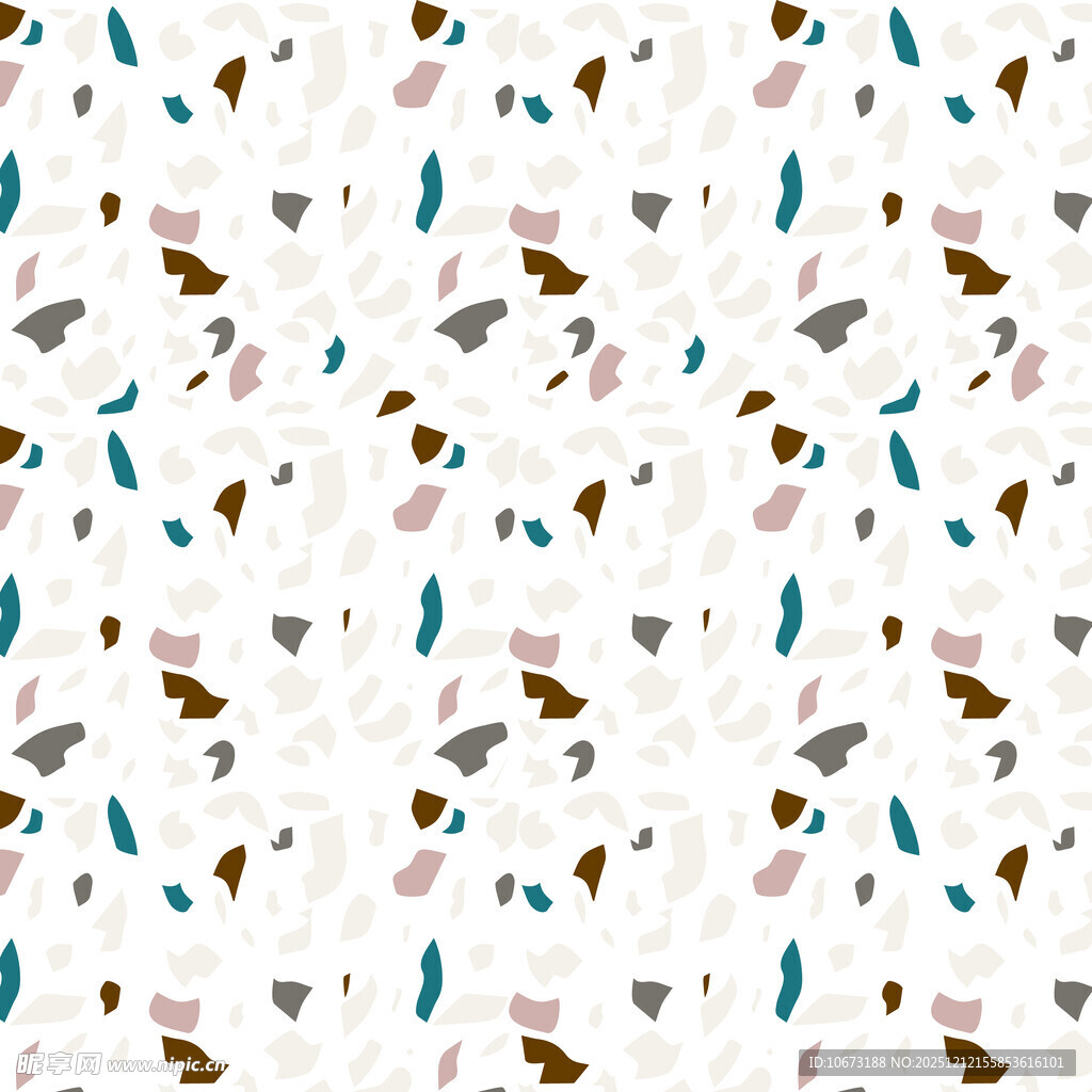 多彩碎形图案背景纹理