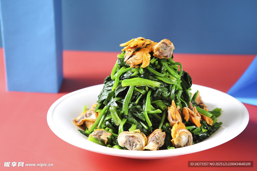毛蚶肉菠菜