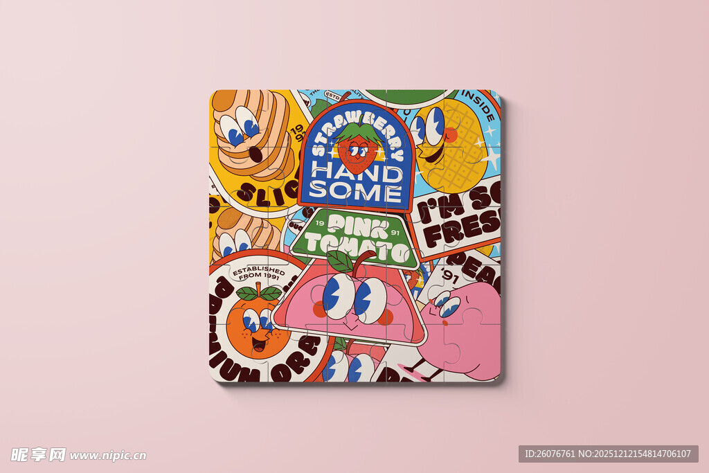 拼图效果图样机图片