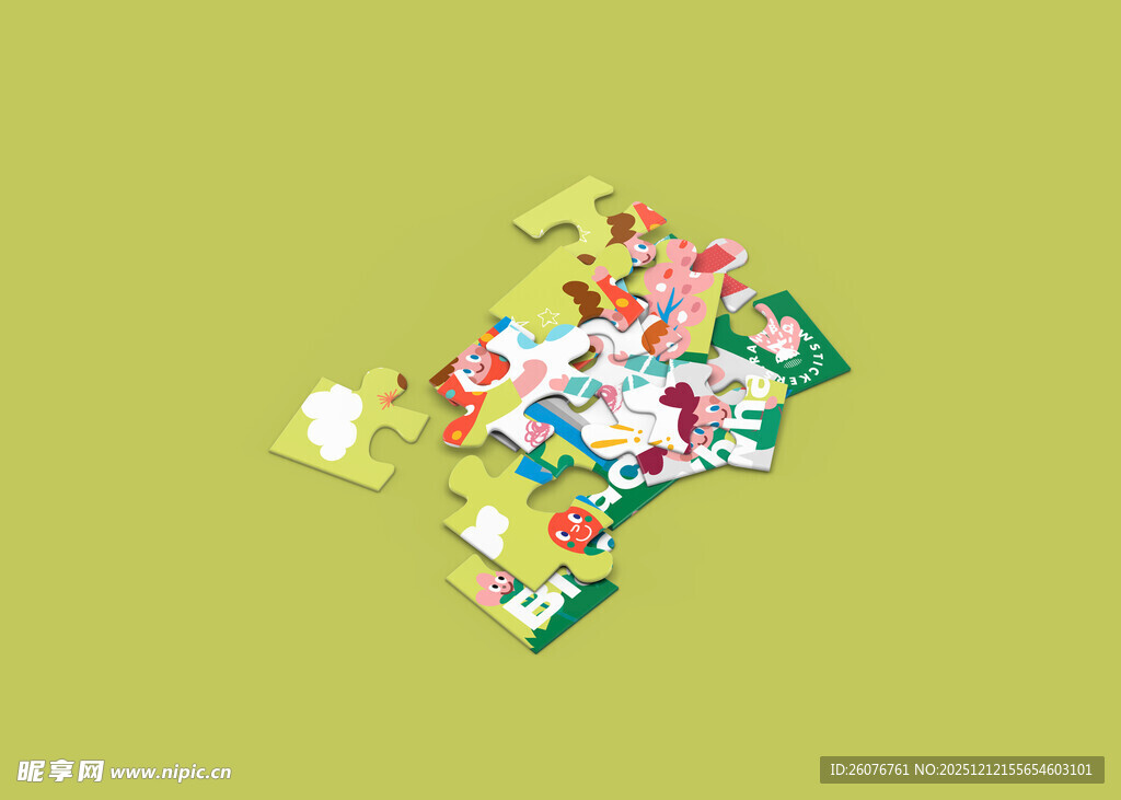 拼图效果图样机图片