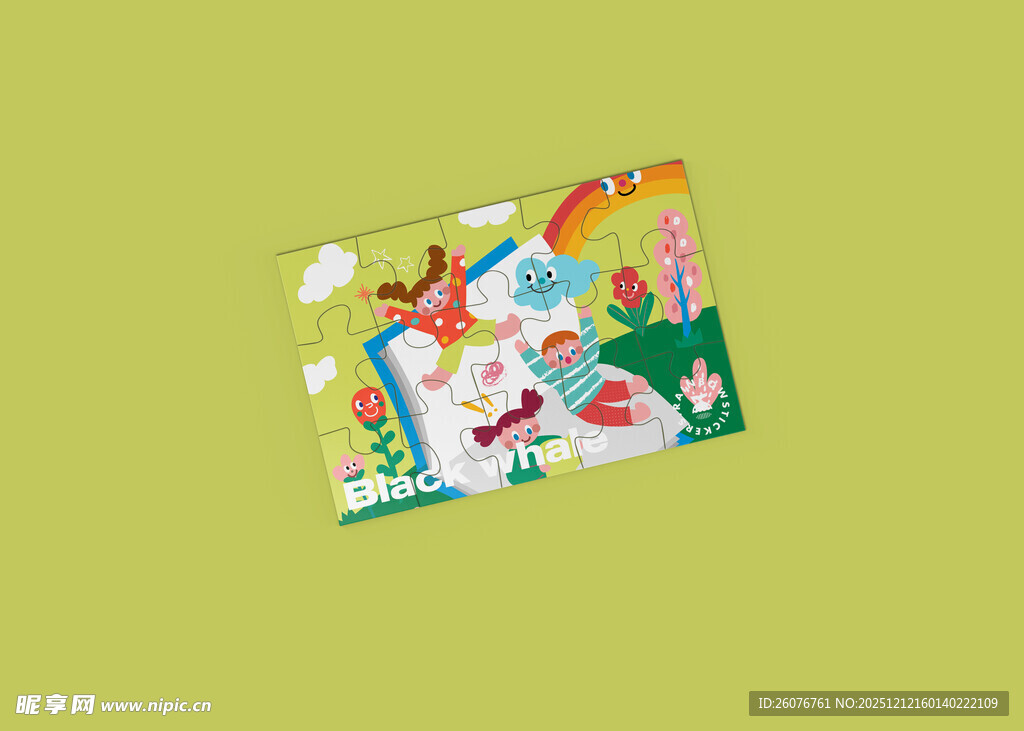 拼图效果图样机图片