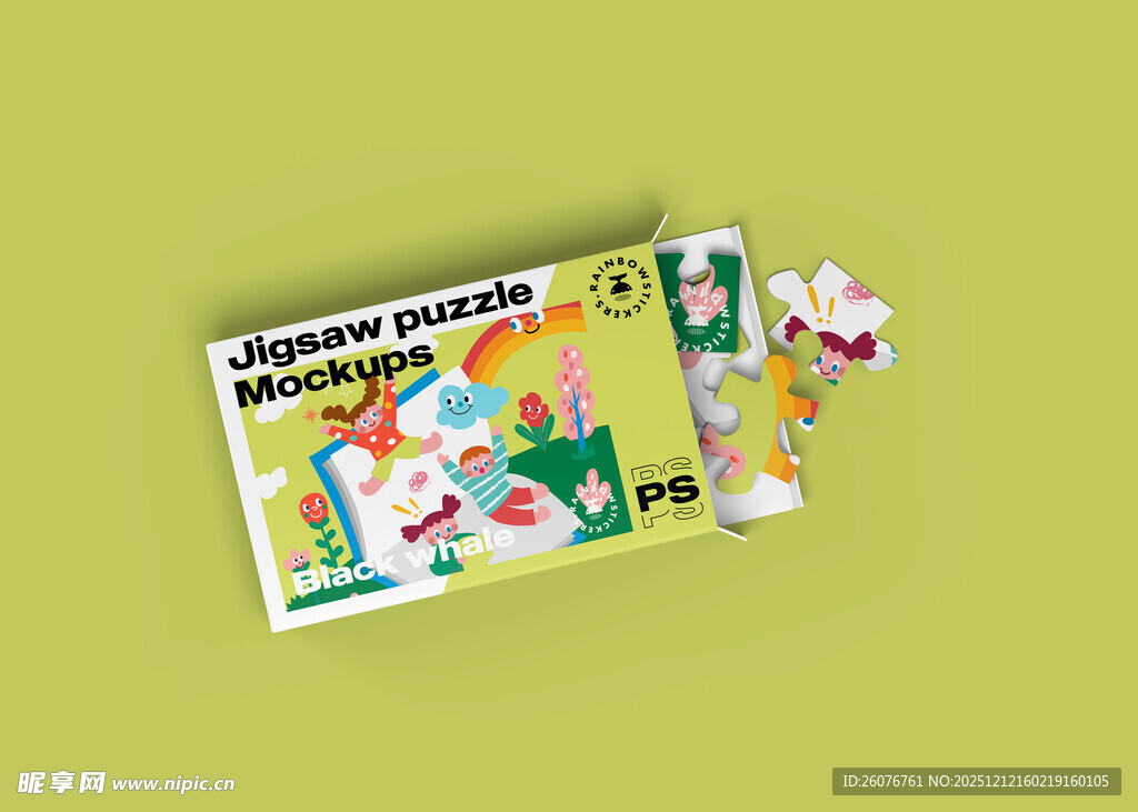 拼图效果图样机图片