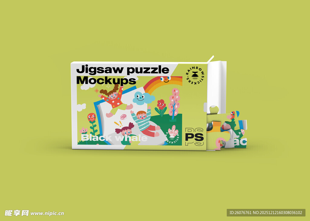 拼图效果图样机图片
