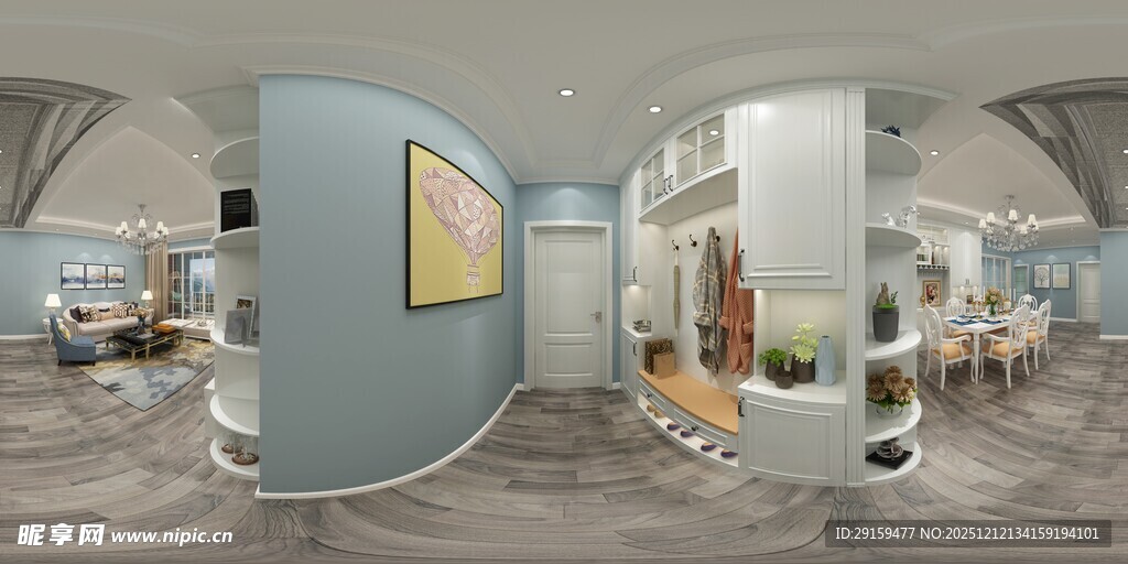 现代简约风格室内展示空间