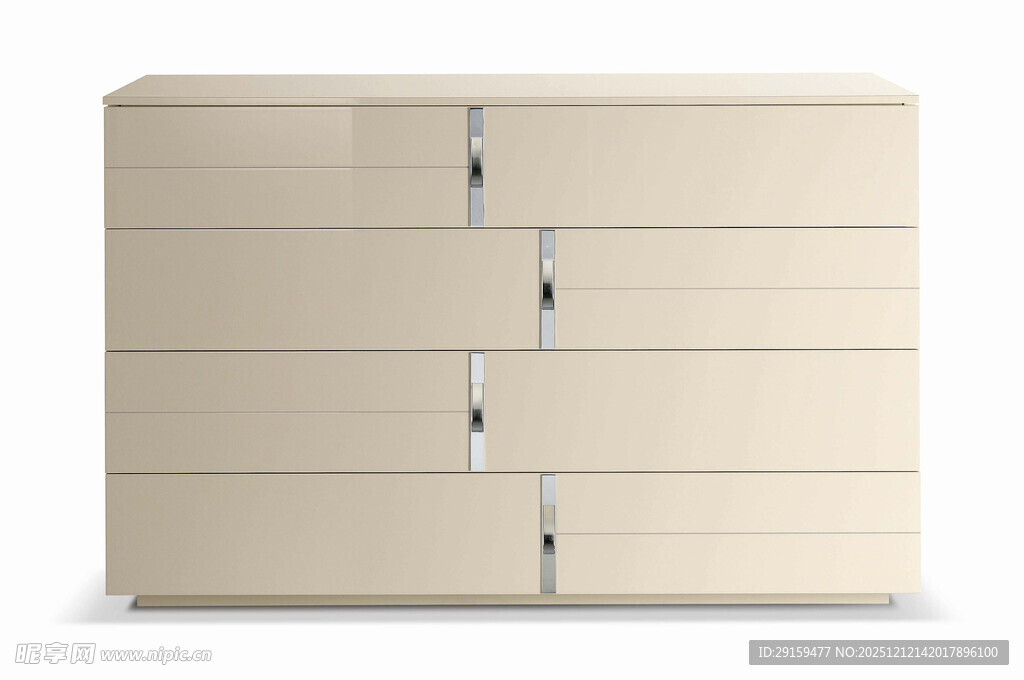 简约米色抽屉式收纳柜