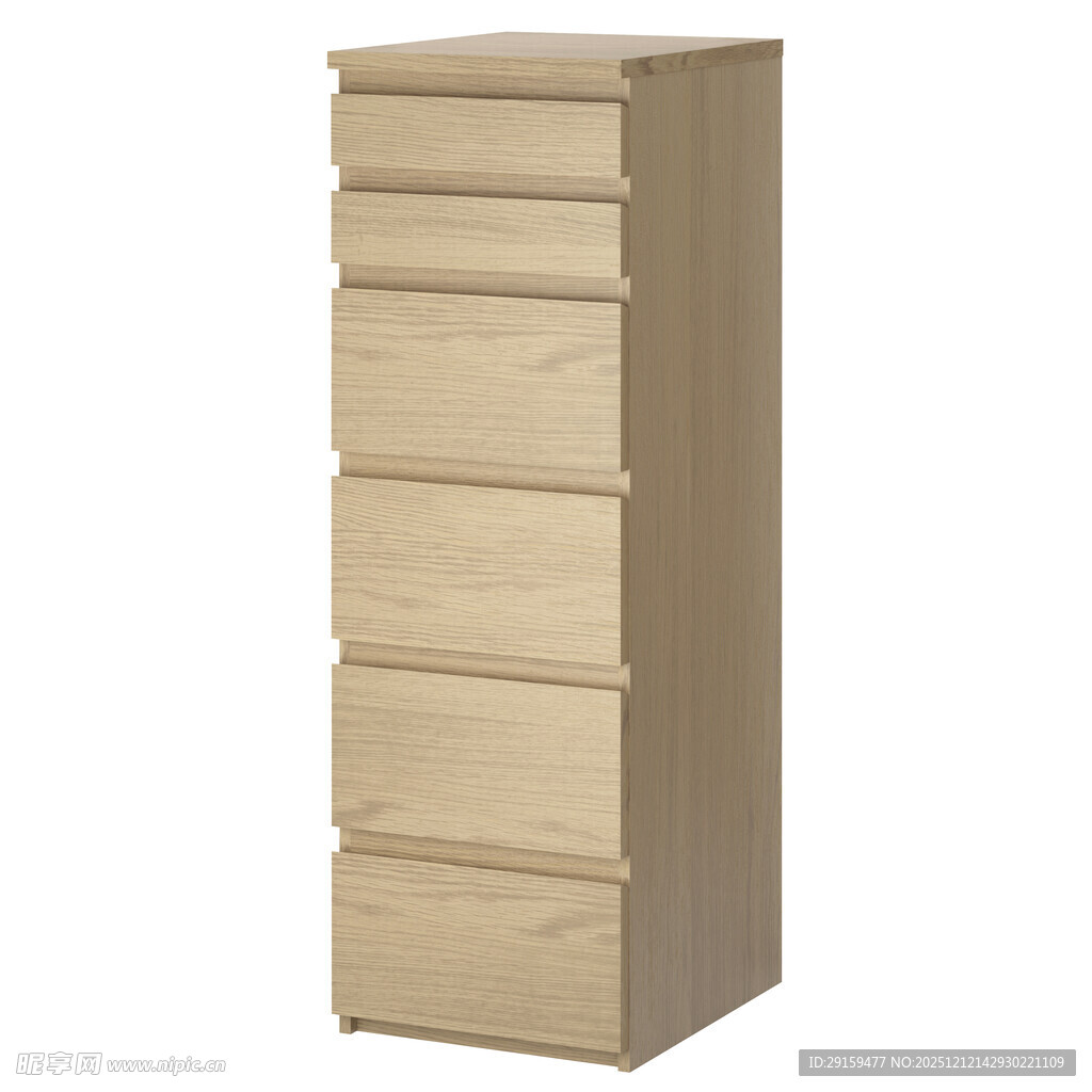 浅米色多层抽屉式收纳柜