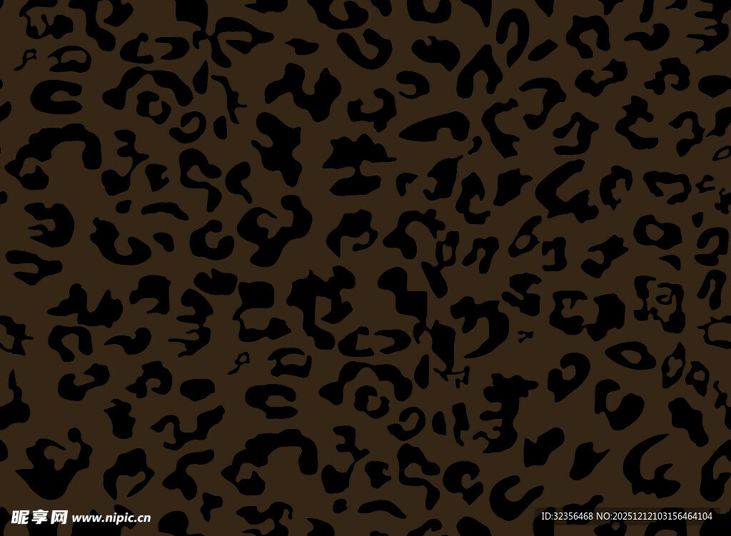 豹纹图案纹理背景