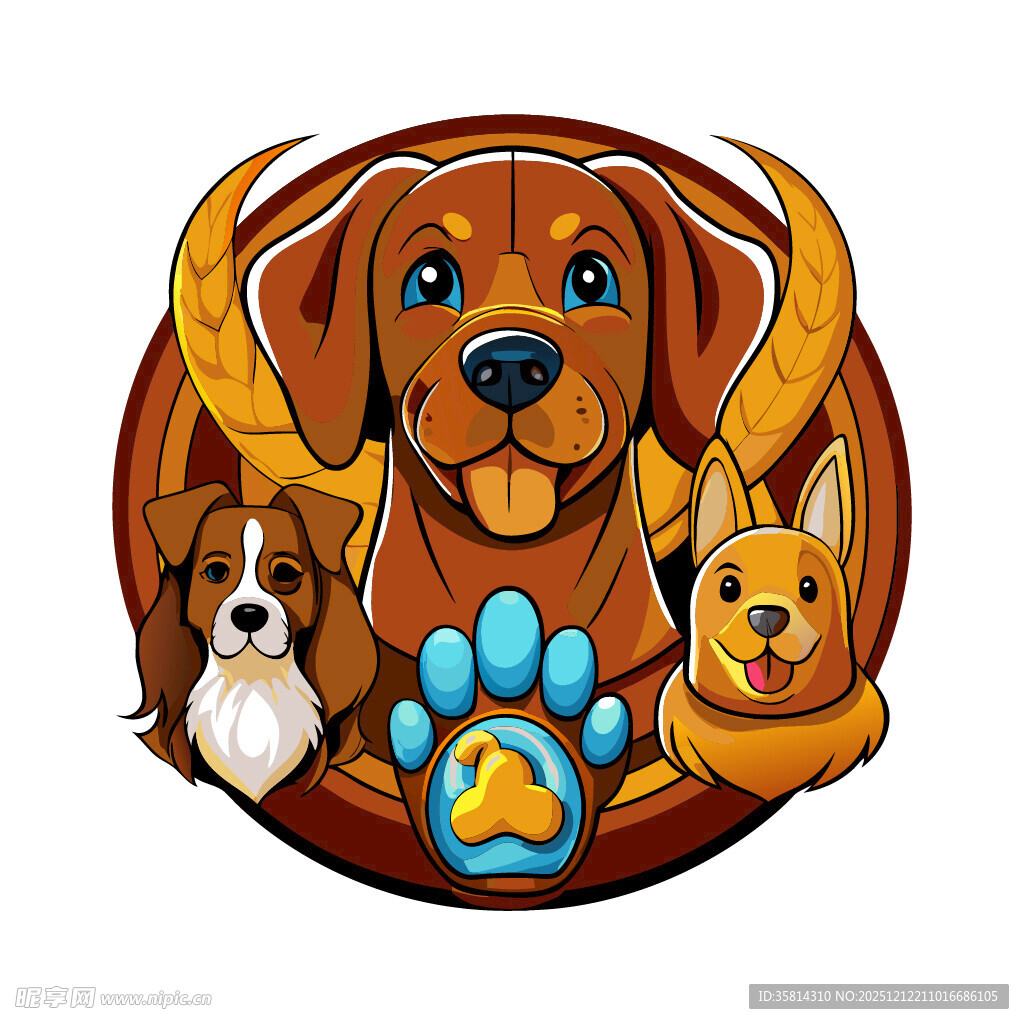 可爱汪星人齐聚萌趣画面