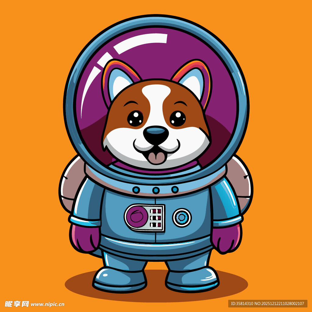 宇航装小狗