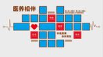 医护相伴主题拼图图案