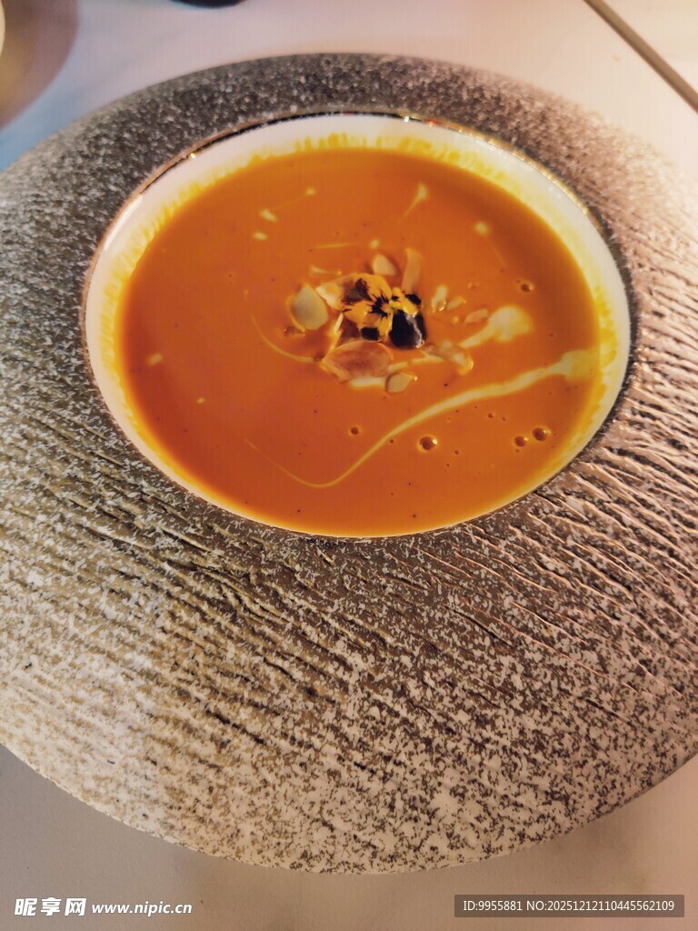 美味南瓜汤视觉味觉双享受