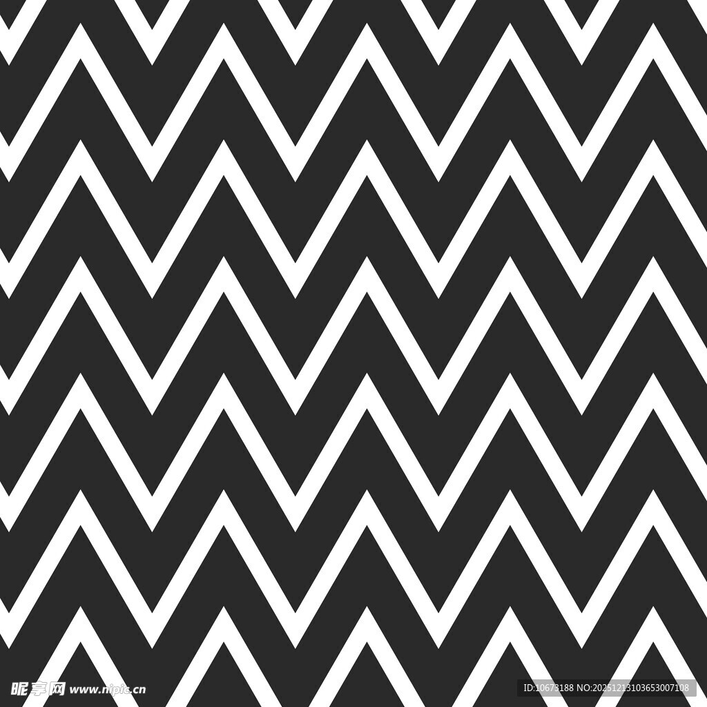 黑白锯齿形几何图案背景
