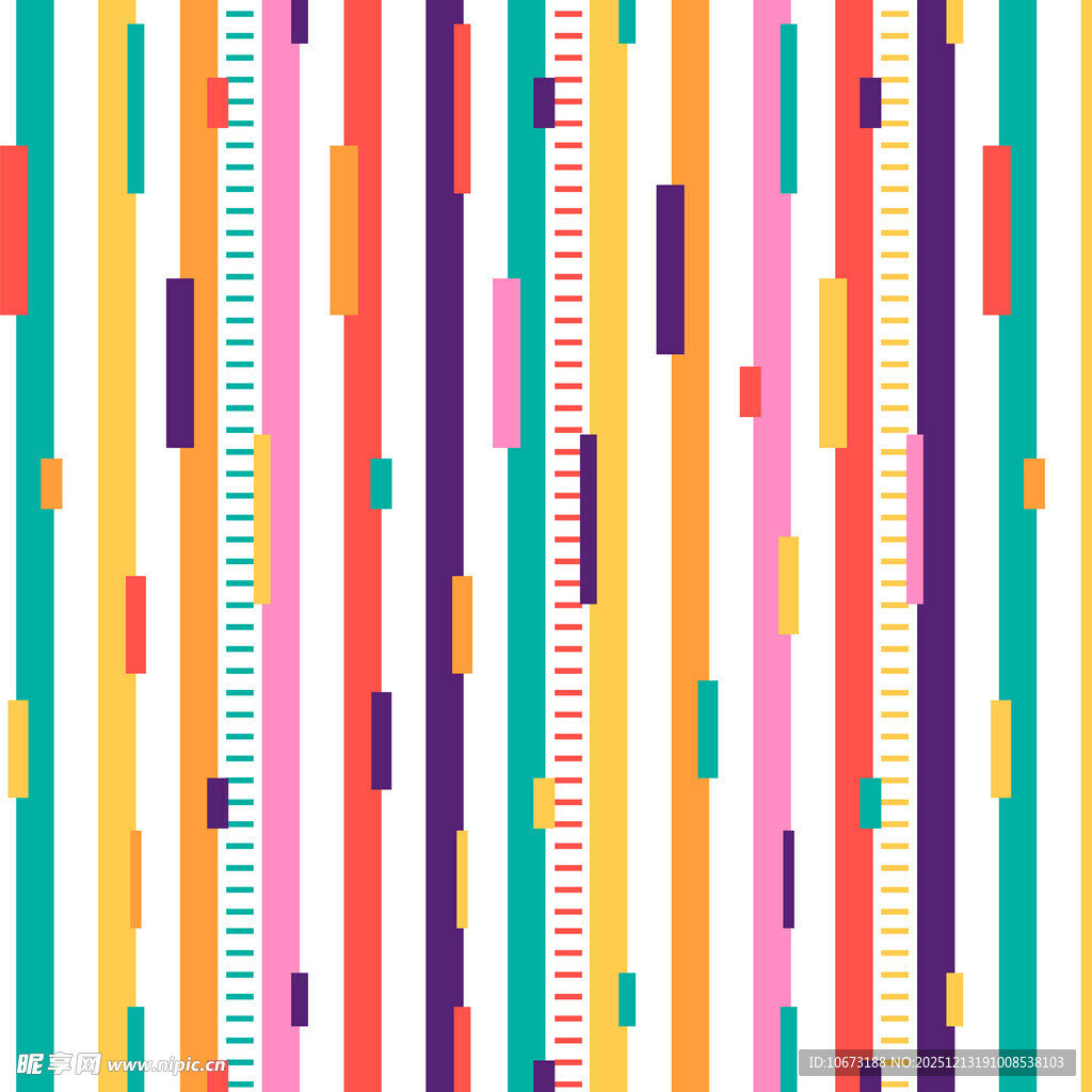 多彩条纹图案背景设计