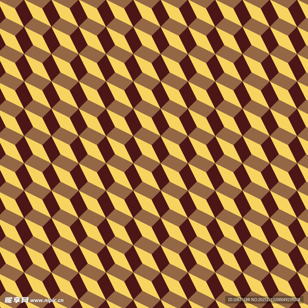 几何菱形立体纹理图案