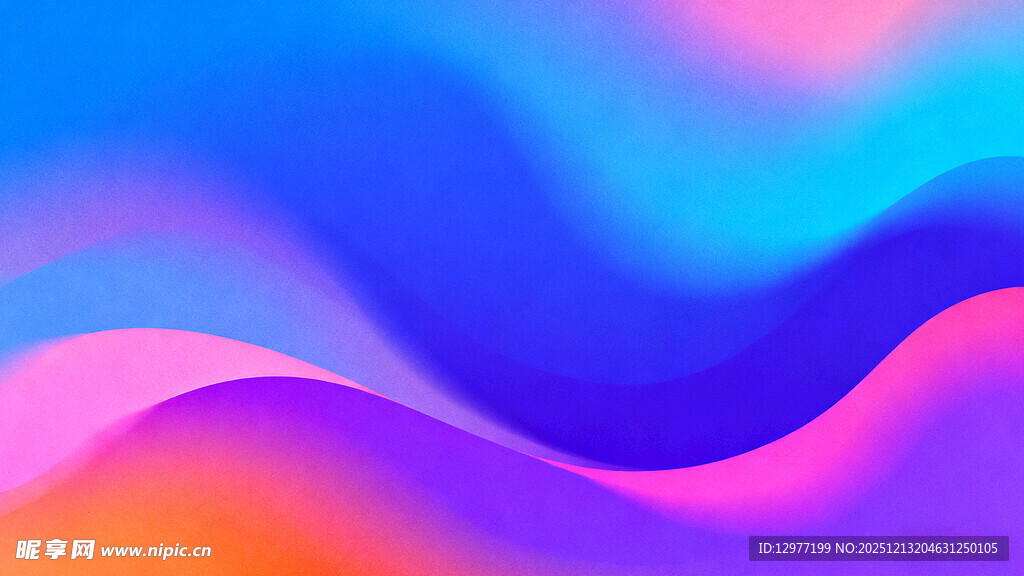 梦幻渐变流体背景图案