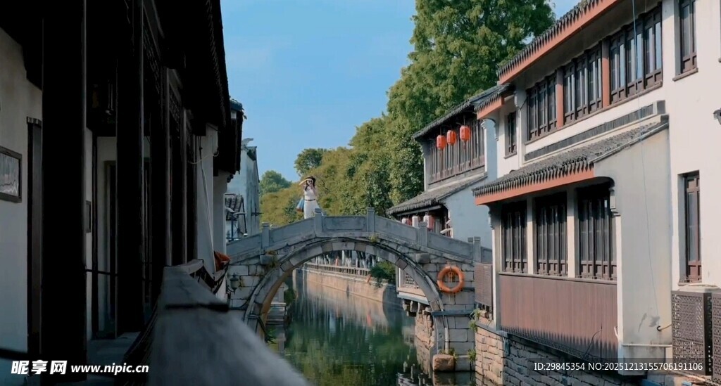 江南水乡古巷风景