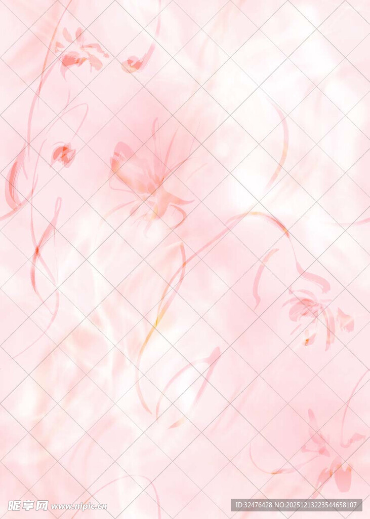 梦幻粉色水彩纹理背景