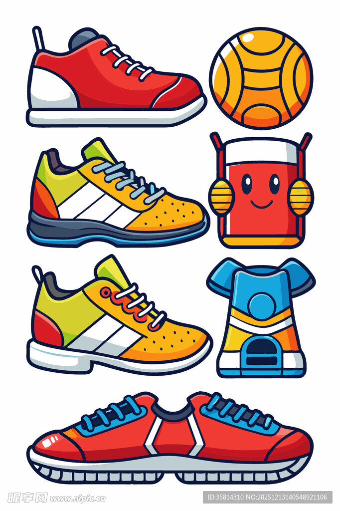 多彩运动装备集合