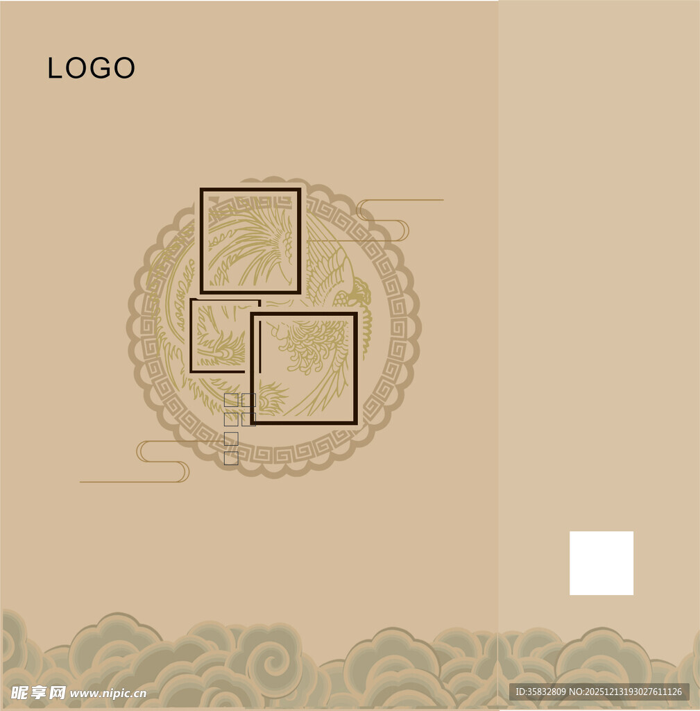 茶叶手提袋平面图