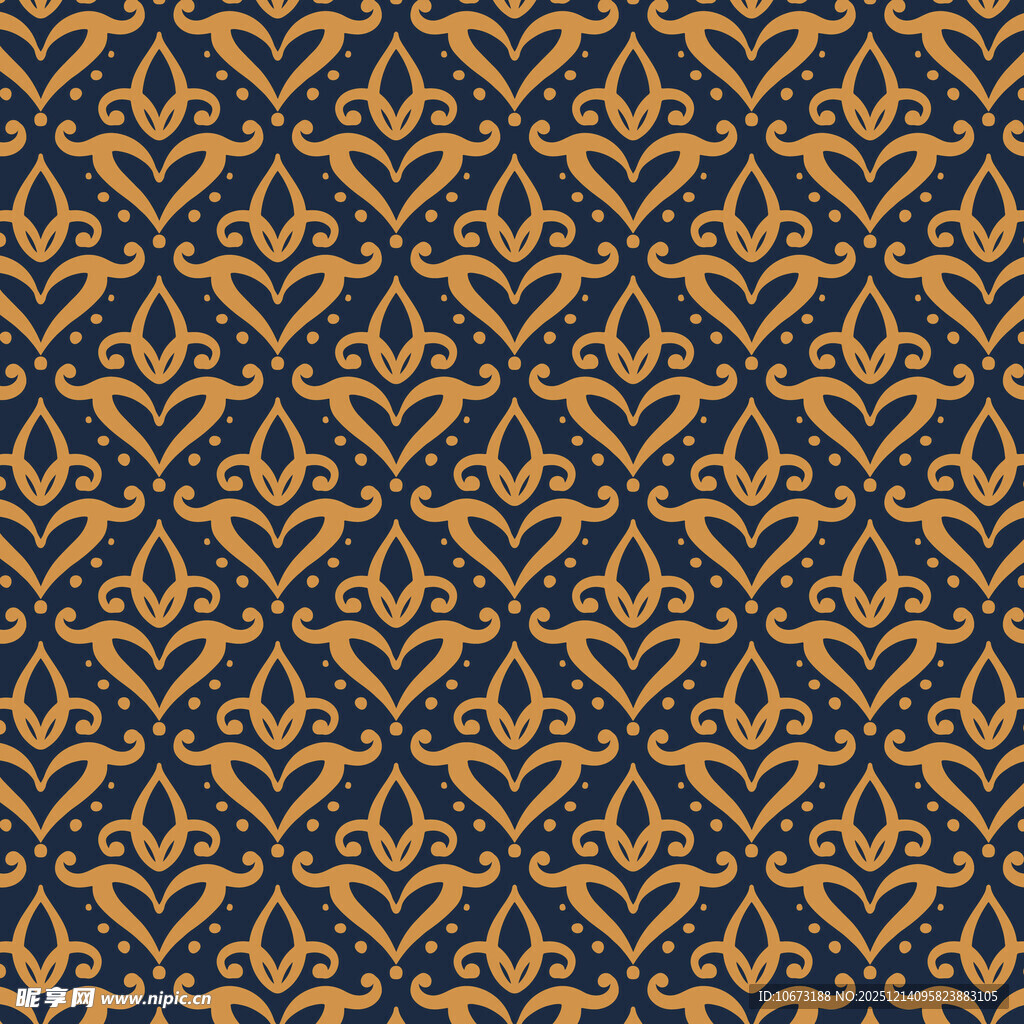 复古几何花纹图案设计