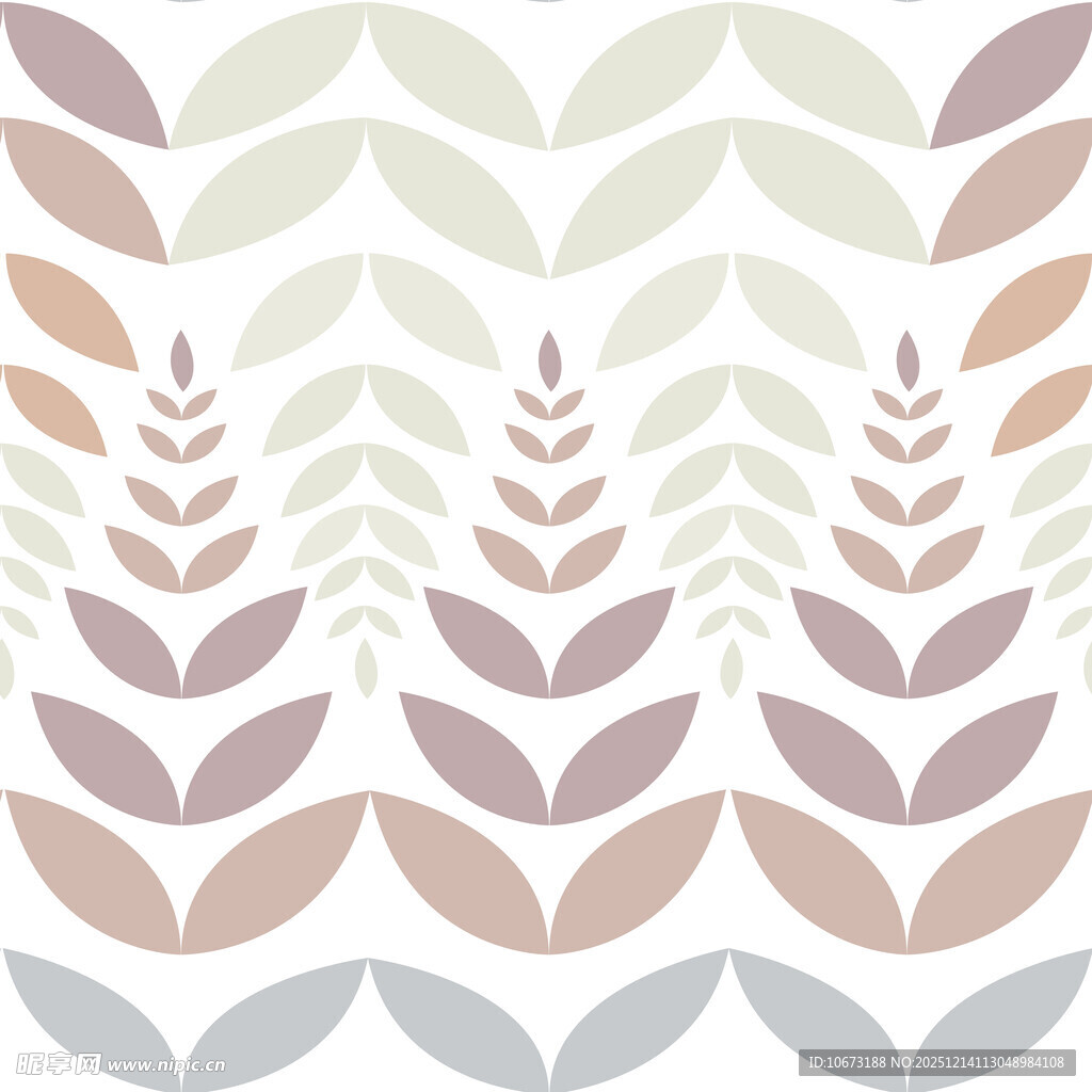 几何叶片图案背景纹理