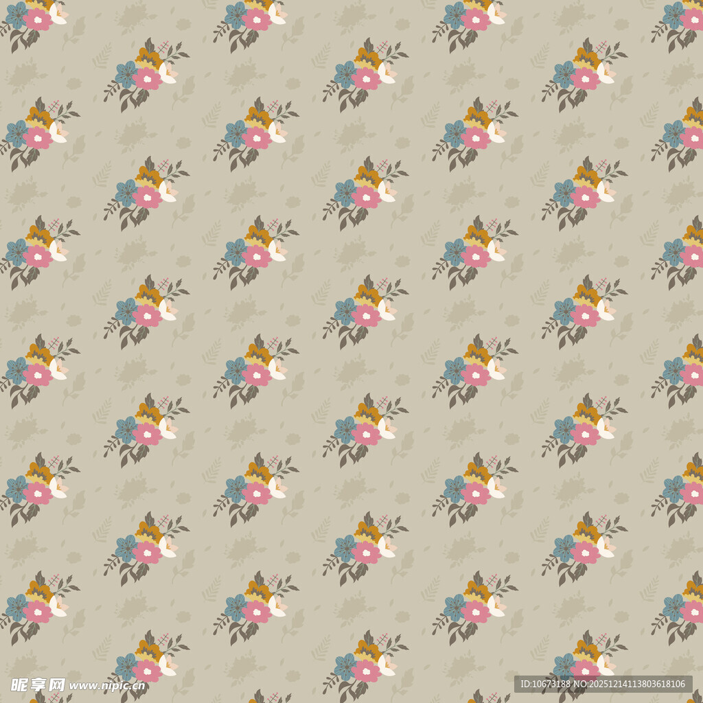 独角兽图案背景纹理