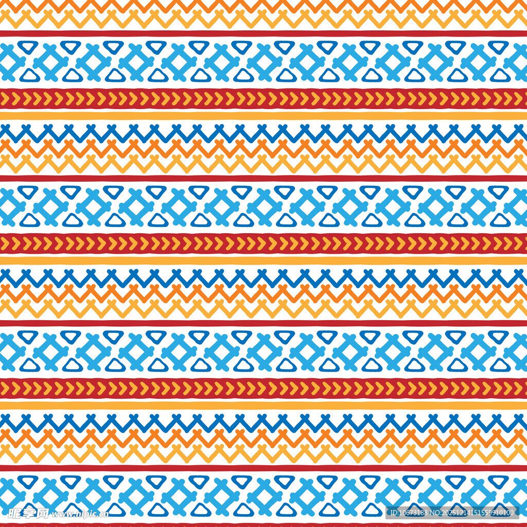 多彩几何图案条纹纹理