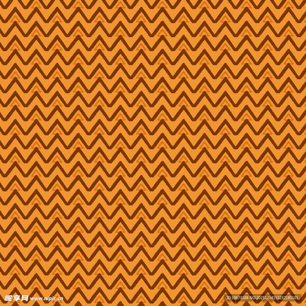 橙色人字纹几何图案背景