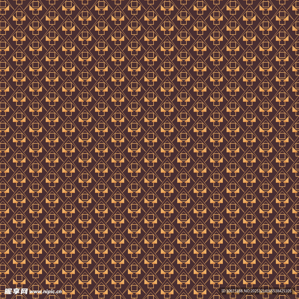 复古花纹棕色背景图案