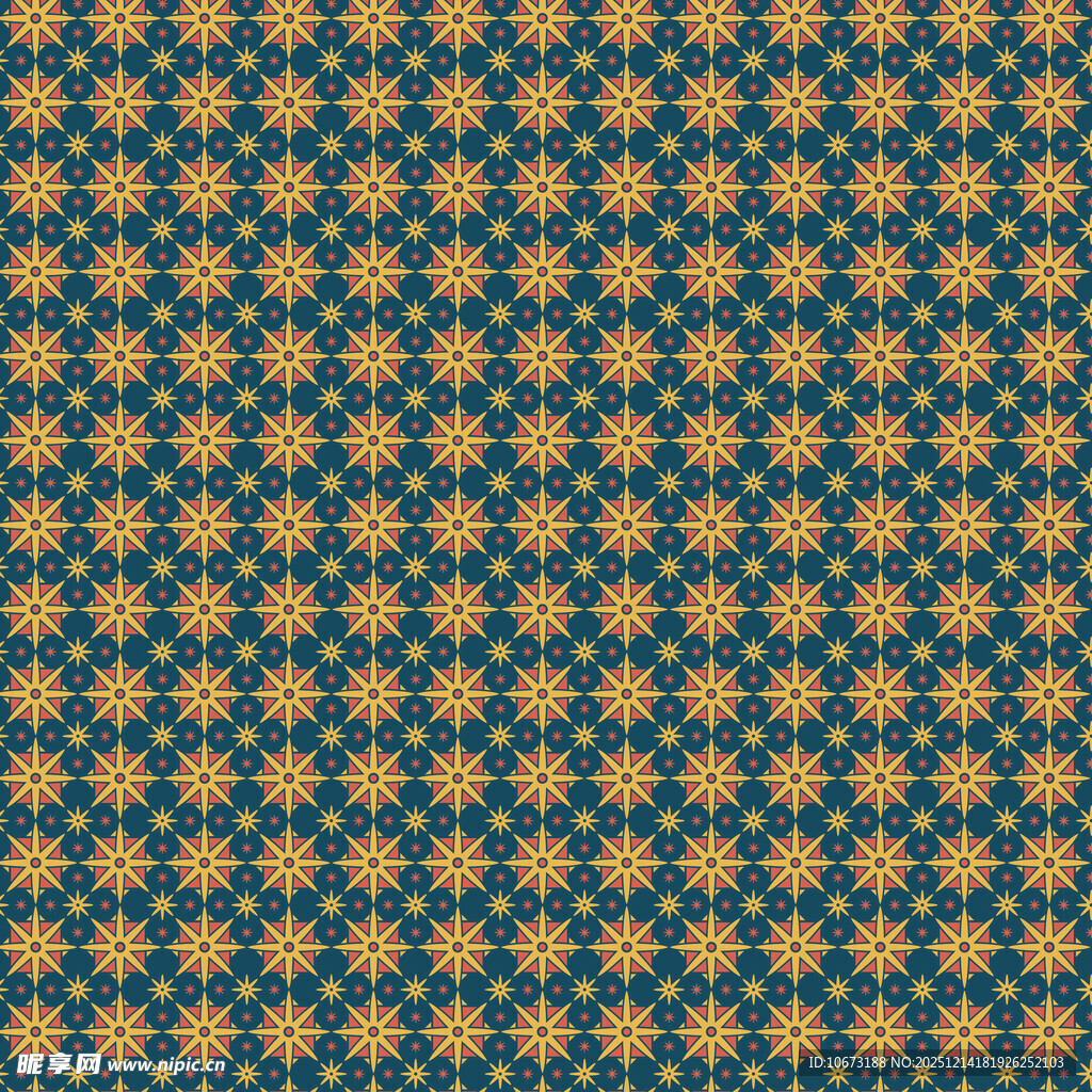 复古几何花纹图案背景