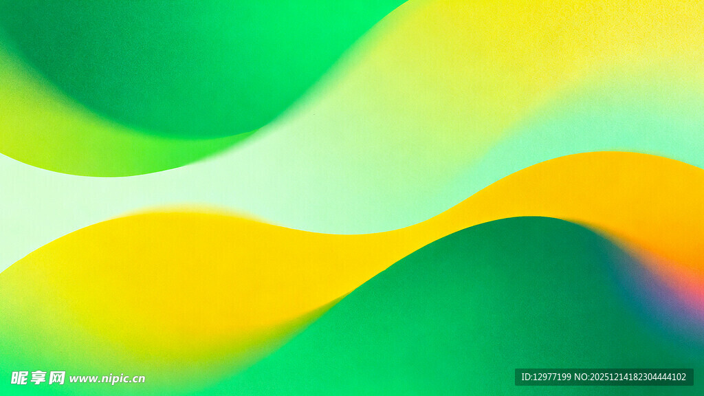 多彩波浪动态背景图