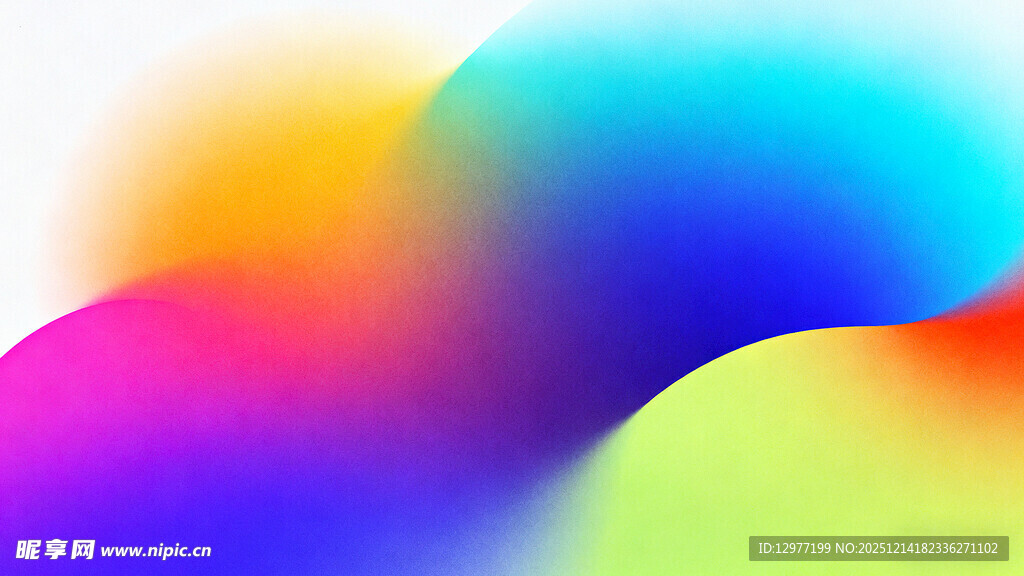 多彩渐变流体背景图案