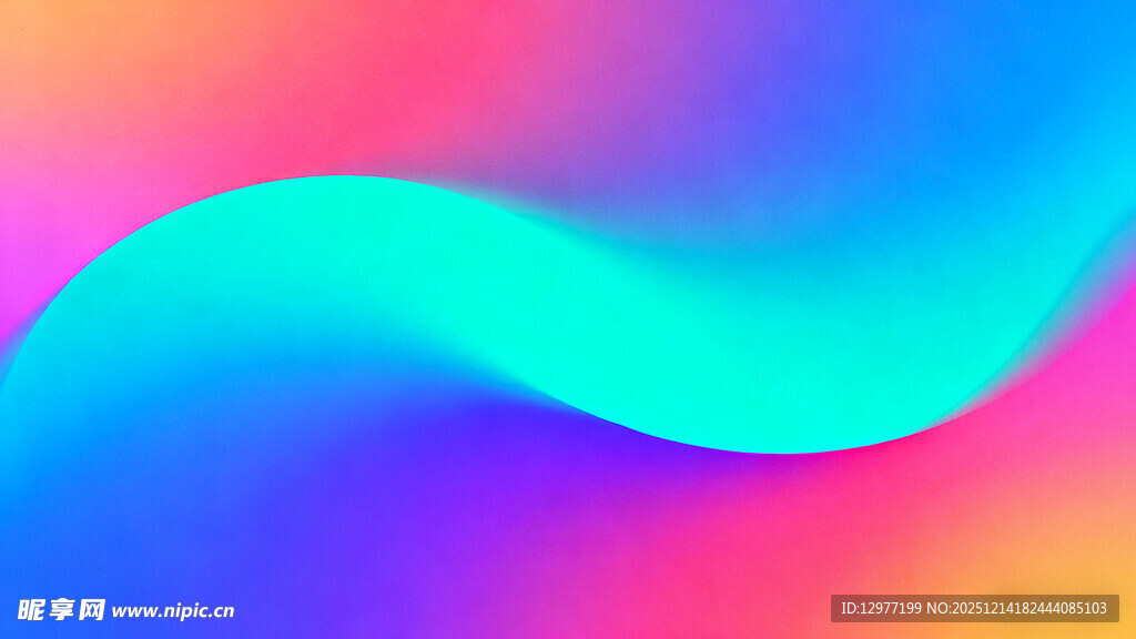 绚丽多彩流体渐变背景图