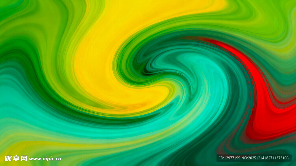 绚丽多彩流体艺术图案