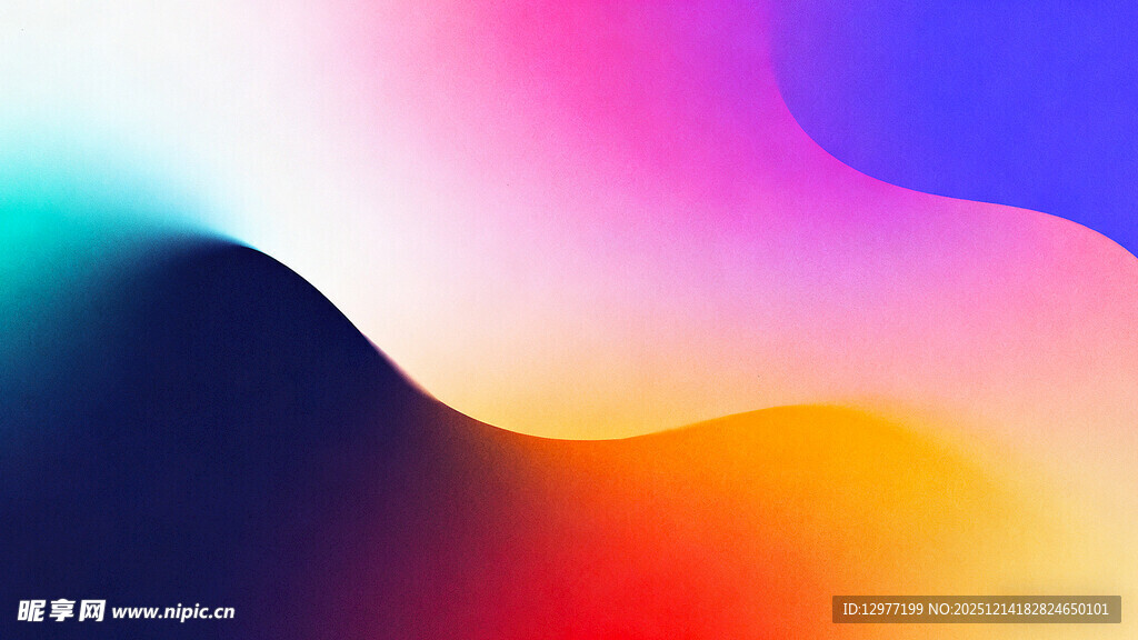 梦幻渐变流体背景图