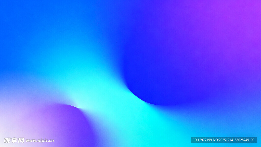 梦幻渐变蓝紫流体背景
