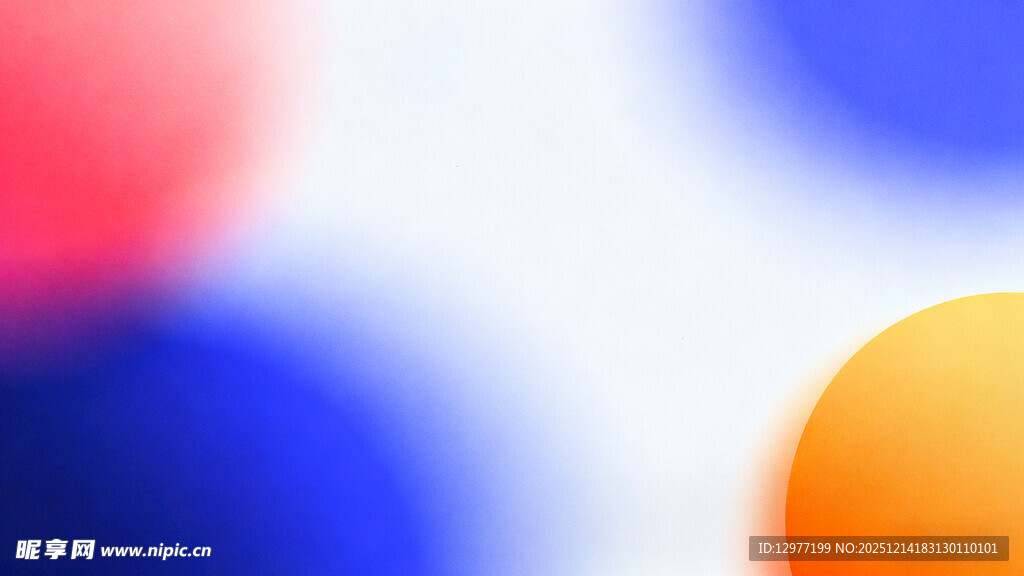 多彩模糊色块背景图