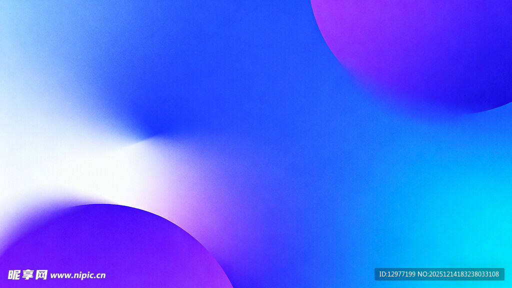 梦幻蓝紫色渐变抽象背景