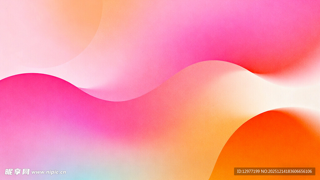 梦幻渐变流体背景图案