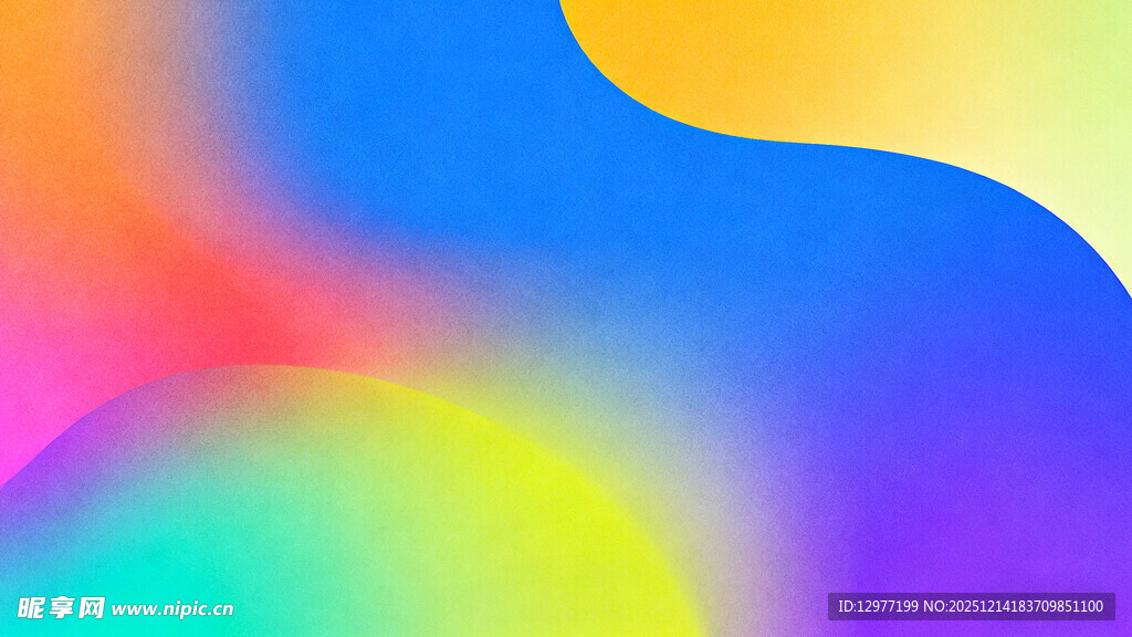 多彩渐变流体背景图案