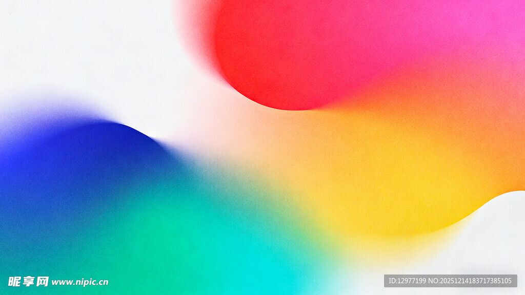 多彩渐变流体背景图案