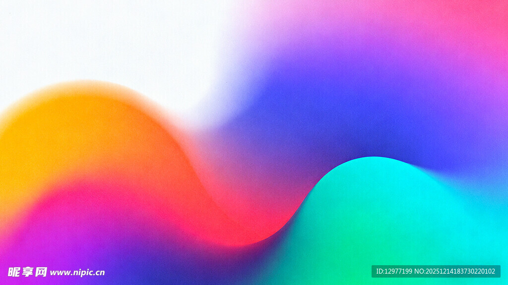 多彩流体渐变抽象背景图