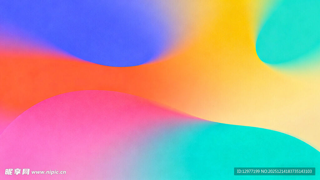 多彩流体渐变背景图案