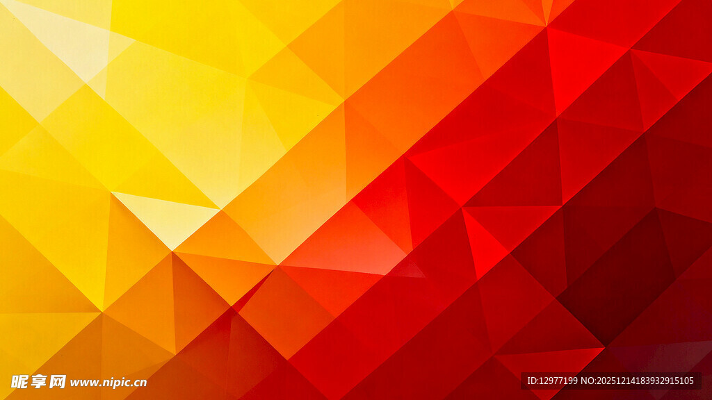 多彩几何拼接抽象背景图