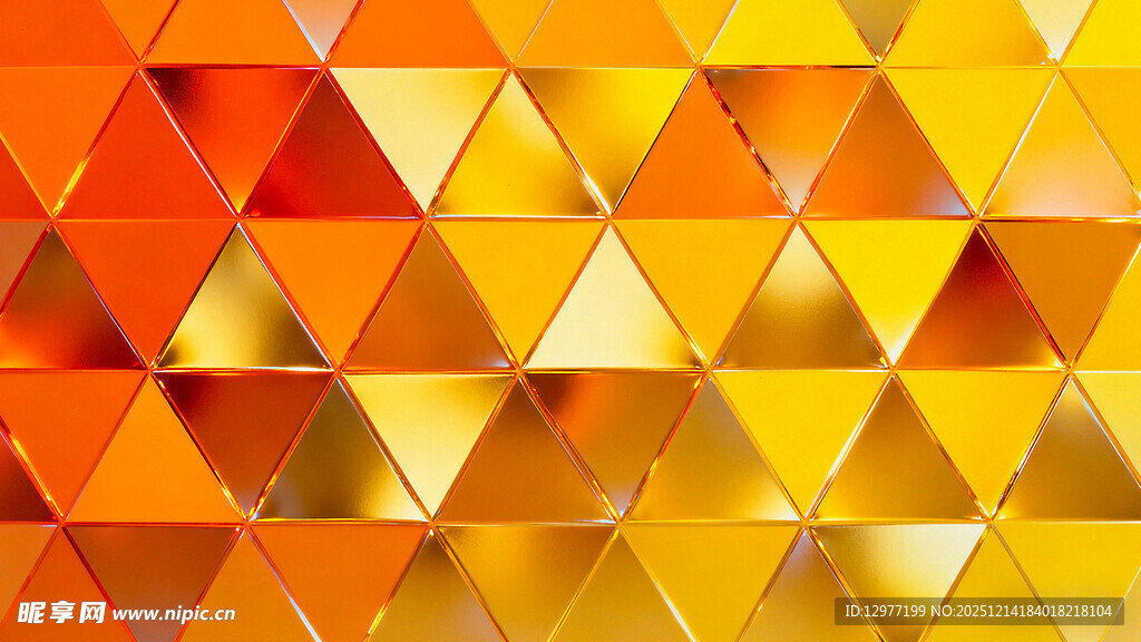 多彩三角几何图案背景