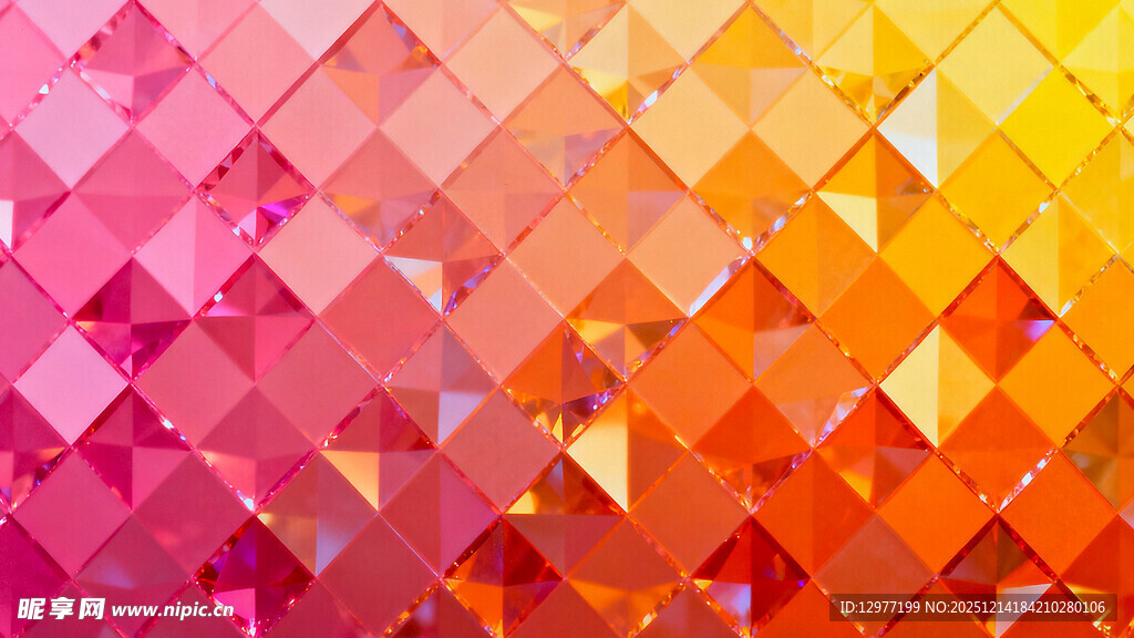 多彩几何拼接渐变背景图